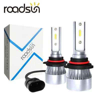 9005 9006 Combo LED Headlights Bulb Kit High Low Beam 6000K White 30W - Image 1 of 4