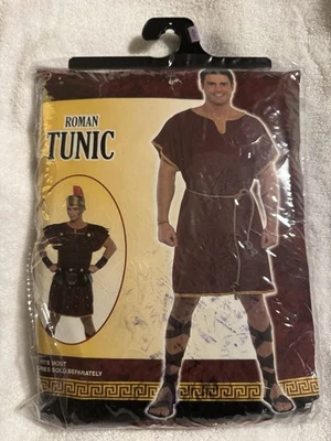 Amscan Adult Roman Tunic Halloween Costume Standard Size Up To 42 - Image 1 of 3
