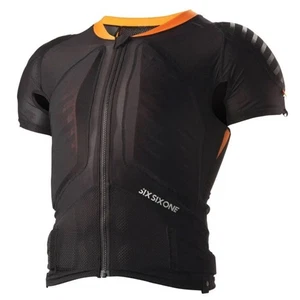 Chaqueta de compresión SixSixOne 661 Evo para hombre MTB D3O manga corta armadura negra grande - Imagen 1 de 2