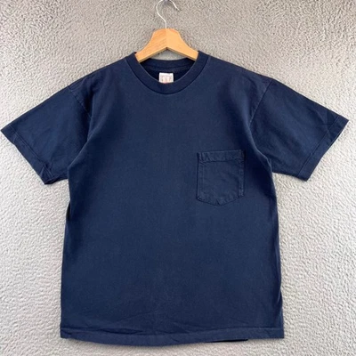 Camiseta De Colección GAP Original Bolsillo Para Hombres S Azul Marino Puntada Única Hecha en EE. UU. Foto 1 de 4