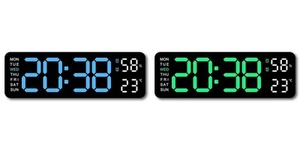 Wecker LED Display Digital Spiegelwecker Batterie/Steckwecker - Bild 1 von 4