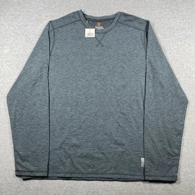 Rugged Elements Camiseta Utilitaria Duradera Hombre Grande Azul Manga Larga Sólida Nueva Con Etiquetas Foto 1 de 4