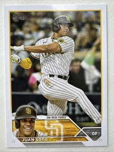 ⭐🦄 2023 Topps Serie 1 #1 Juan Soto – Tarjeta de inicio de los Padres de San Diego - Imagen 1 de 2