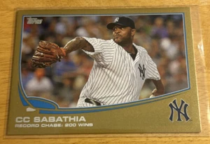 CC Sabathia 2013 Topps GOLD # 359 #d / 2013 - NY Yankees MLB HOF’er - Picture 1 of 3