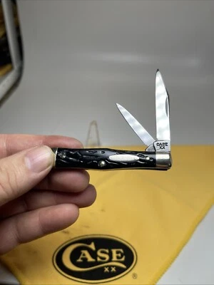 Cuchillo Case vintage 1940-1964 botella de Coca-Cola pequeña 25 1/2 negro áspero muy bonito Foto 1 de 4