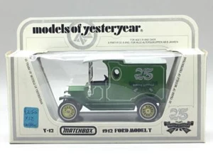 MATCHBOX Models Of Yesteryear 1912 Ford T Silver Jubilee Edizione Y12 Basi - Foto 1 di 4