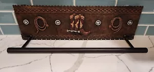 💥Western 3D 18 Inch Metal/Resin Towel Holder Bar Rustic💥 - Picture 1 of 7