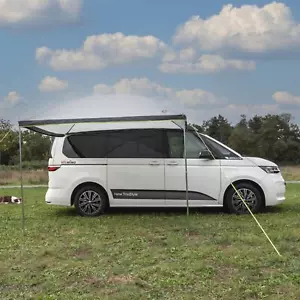 REIMO PALM OMBRELLONE SPIAGGIA PER VW T4 T5 T6 CAMPER VERANDA SOLE 2,6 M - Foto 1 di 6