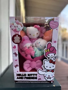 Hello Kitty and Friends - Bouquet di San Valentino in peluche da 12 pollici - 9 peluche inclusi - Foto 1 di 4