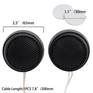 1000W 4Ω Car Truck Van Mount Power Stereo Speakers Music Tweeters Universal 2Pcs - Picture 1 of 12