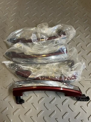 2014 2015 2016 Chevy Malibu хромированный Butte красные ручки для наружных дверей GM 22907443 - Изображение 1 из 3