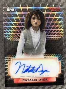 2024 Topps Stranger Things High Tek Natalia Dyer, Nancy Wheeler Auto - Picture 1 of 2
