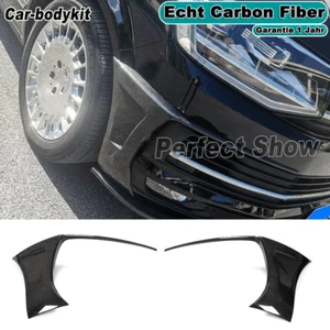 2x Carbon Vorne Stoßstangen Lufteinlass Abdeckung Passt für VW T6 Multivan 15-19 - Bild 1 von 12