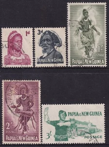 PAPUA NEW GUINEA 1961-62 Native issue sg. 28-32 - Picture 1 of 1