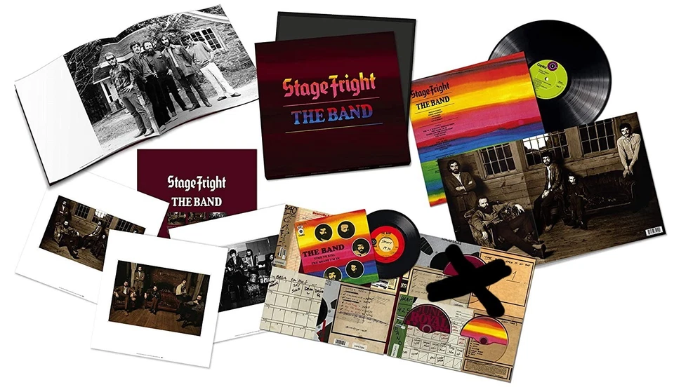 THE BAND Stage Fright 50th Anniv Super Deluxe Ed 2 CD 1 LP & 7inch MINUS BLU-RAY - Image 1 of 1