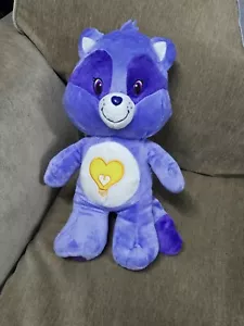 Care Bears Cousins Bright Heart Raccoon Kellytoy 13" Purple - Picture 1 of 1