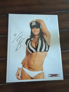 Traci Brooks TNA Autographed 8x10 Photo w/COA Print Good Condition - Picture 1 of 4