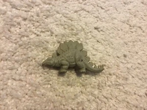 Vintage Diener Inc. Toy Dinosaur Figure 2.5 Inch Collectible Gray Stegosaurus - Picture 1 of 1