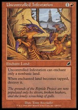 Magic the Gathering MTG Uncontrolled Infestation (108) Scourge   LP