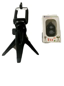 Wireless Remote Shutter Mini Flexible Tripod for Camera, Phone - Picture 1 of 4