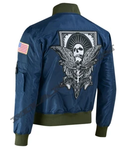 RE4 Resident Evil Leon Kennedy Costume Cosplay Blue Halloween  jacket for Adults - Picture 1 of 4