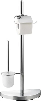 Axentia Lianos Porta scopini, Acciaio Cromato, Argento, 32,5 x 76 x 17,5 cm - Immagine 1 di 4