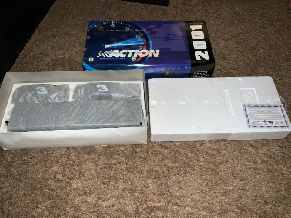 Remolque de exhibición Brookfield Action Dale Earnhardt #3 Oreo 2001 1:24 auto doble cabina nuevo Foto 1 de 4