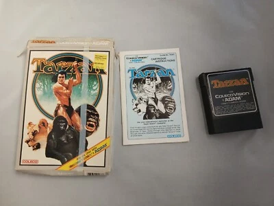 Tarzan Colecovision - CIB Complete with Box and Instruction Manual Coleco 1983 - Image 1 of 4