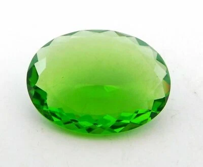 30x40 MM Künstlicher Peridot Oval Schnitt Locker Edelstein 83 Cts 1 Stück P-551 - Bild 1 von 2