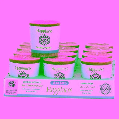 Candle Chakra Votive Happiness Violet 12 Count By Aloha Bay - Image 1 of 1