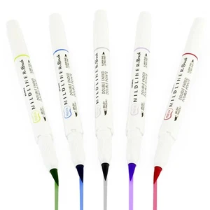 Zebra Mildliner Penna Evidenziatore Pennello - Pennello/Marcatore - Fresco e Raffinato - Confezione da 5 - Foto 1 di 3