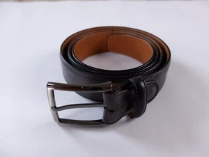 MAGNANNI gray leather dress belt Size 105 (best fits 40 inch waist) authentic - Picture 1 of 7