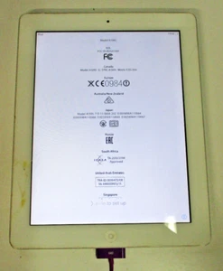 Apple iPad A1395 - Pantalla agrietada funcionando - Completo con cargador USB y estuche - Imagen 1 de 10