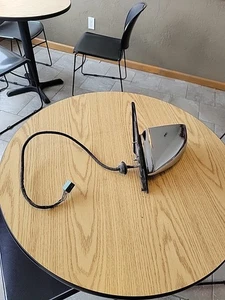 88-93 Chrysler New Yorker LH Left Driver Chrome Outside Door Power Mirror - Picture 1 of 5