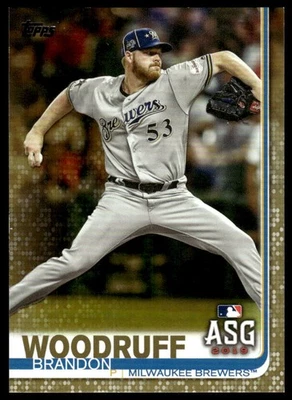 2019 Topps Update Brandon Woodruff #US141 All-Star Gold #'d /2019 Brewers - Image 1 of 2