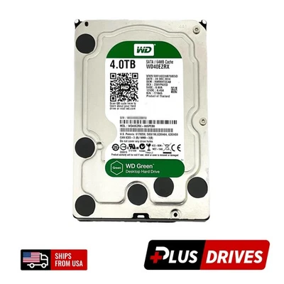 Western Digital WD Green 4TB HDD 3.5" SATA 5400RPM 64MB Desktop Hard Drive - Image 1 of 4