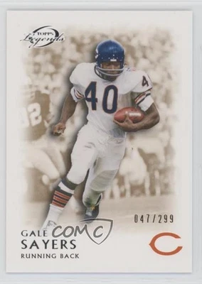 2011 Topps Gridiron Legends Bronze /299 Gale Sayers #160 HOF - Image 1 of 2