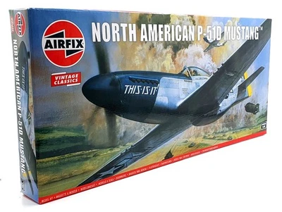Airfix 1/24 Scale Model Aircraft Kit A14001V  - North American P-51D Mustang - Image 1 of 4