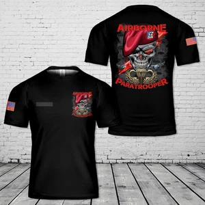 Camicia Personalizzata Nome US Army 82nd Airborne Division 325 Infantry Regt 3D S-5XL - Foto 1 di 2