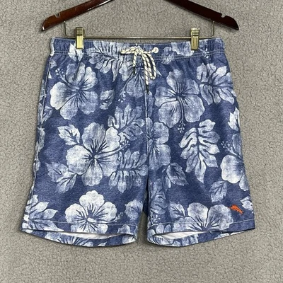 Tommy Bahama 6" Azul Estampado Floral Bañador Pantalones Cortos Talla Pequeña Foto 1 de 4