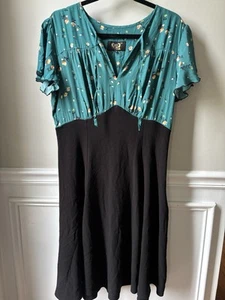 women's House of Foxy retro style dress Sz 16 - Picture 1 of 9