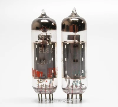 2X - 6BQ5 - EL84 Tubos de vacío / Magnavox - Dumont (hecho en Rusia) / KT1 Foto 1 de 2