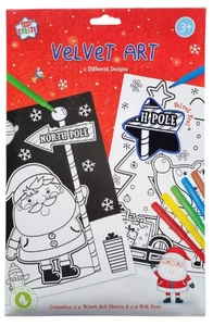 Christmas Velvet Art Activity Set - Picture 1 of 2