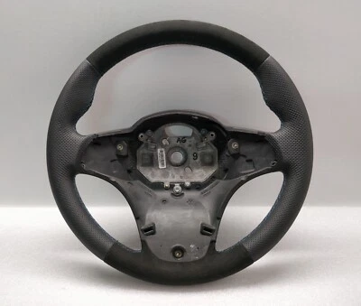 BMW X5 E53 X3 E83 STEERING WHEEL SPORT SE BLACK LEATHER + ALCANTARA 2004-2009 - Image 1 of 4