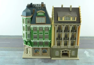 Vollmer 2X Professional Line Old Town Condo Buildings Built Up N Scale (N6948) - Picture 1 of 8