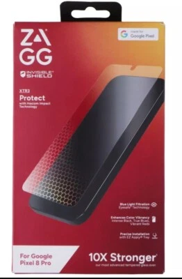 ZAGG InvisibleShield XTR3 Protect Screen Protector for Google Pixel 8 Pro - Image 1 of 2