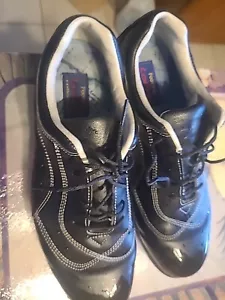 Footjoy Lopro collection women's black and white golf shoes sz 7 - Picture 1 of 7