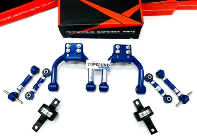 COMBO PACKAGE! HARDRACE Front & Rear Camber /Toe Kit /Trailing Arm Bush Civic EK - Image 1 of 4