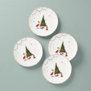 Lenox China Christmas MERRY GRINCHMAS Dinner Plates - Set of Four - N/O - Picture 1 of 1