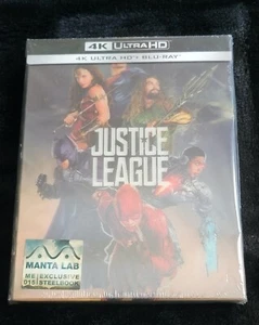 Manta Lab Exclusive Justice League 4K SteelBook (ME#15 / Lenticular Full Slip) - Picture 1 of 2